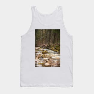 Forest Creek and Mossy Rocks Tank Top